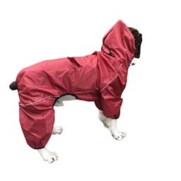 Outdoor Large Dog Raincoat Waterproof big Dog Clothes Coat hoodie Rain Jacket Reflective Medium big dog poncho Breathable mesh