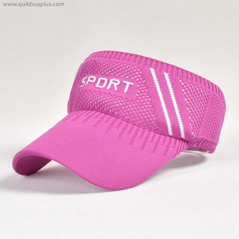 Outdoor Sport Sun Hat Caps Women Empty Top Hat Golf Tennis Hat Breathable Visor Baseball Cap Hiking Hat Cap for Women Men Summer