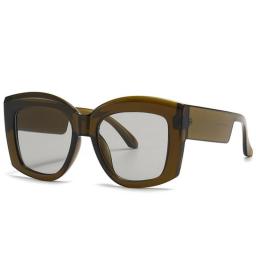 Oversized Square Sunglasses Women Fashion Big Frame Sun Glasses Uv400 Shades for Female Vintage Eyewear Trendy Goggle