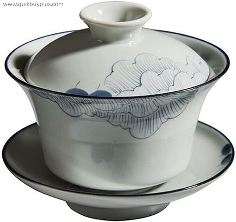 PAYNAN 120ml Hand Painted Gaiwan Antique Tea Cup Ceramic Kung Fu Tea Set Handmade Tureen