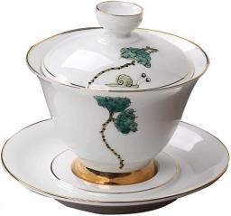 PAYNAN 190ml Hand Painted Gaiwan Teacup Ceramic Kung Fu Tea Set Teabowl Tea Ceremony Tureen