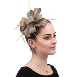 Party Tea Fascinators Hat Hair Accessories For Women Headwear Headbands Feathers Party  Headdress