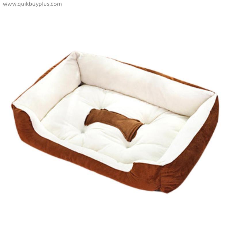 Pet Bed Warm Cat And Dog Mattresses Rectangle Dog Bed Sleeping Bag Soft Washable Kennel For Small Medium Large Dog Cat