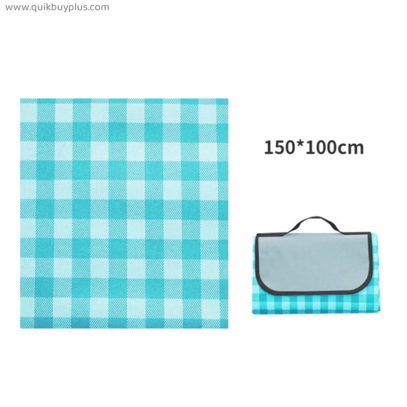 Picnic Blanket 100*150 Waterproof Outdoor Camping Mat Moisture Proof Beach Tent sleeping Pad Thickened Foldable Cushion