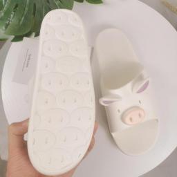 Pig Pink Slippers Female Lovely Girl Mood Partner Home Indoor Comfortable Antiskid Bath Cool Mop Male Home Slippers Men's Shoes