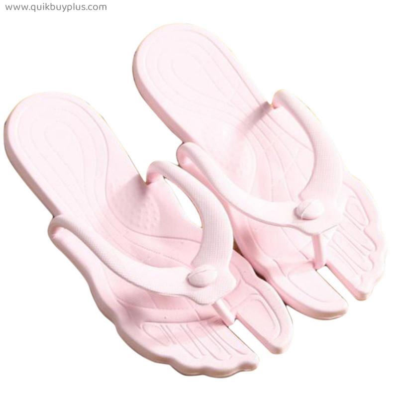 Portable Sandals Women's Slippers Summer Folding Travel Slippers Home Flip-Flops Beach Flat Bottomed Light Female Male