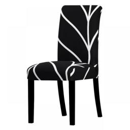 Printed Chair Cover Stretch Universal Modern Seat Slipcovers Anti-dirty Chair Covers For Home Office Chair