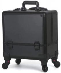 Professionele Cosmetische Koffer Van Aluminiumlegering, Draagbare Tattoo-gereedschapskoffer Met Grote Capaciteit, Semi-permanente Cosmetische Koffer Universeel Wiel.
