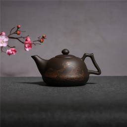 Purple Clay Handmade Teapot Traditional  Tea Set Portable Travel Tea Pot Ceramic Retro Kung Fu Kettle Drinkware