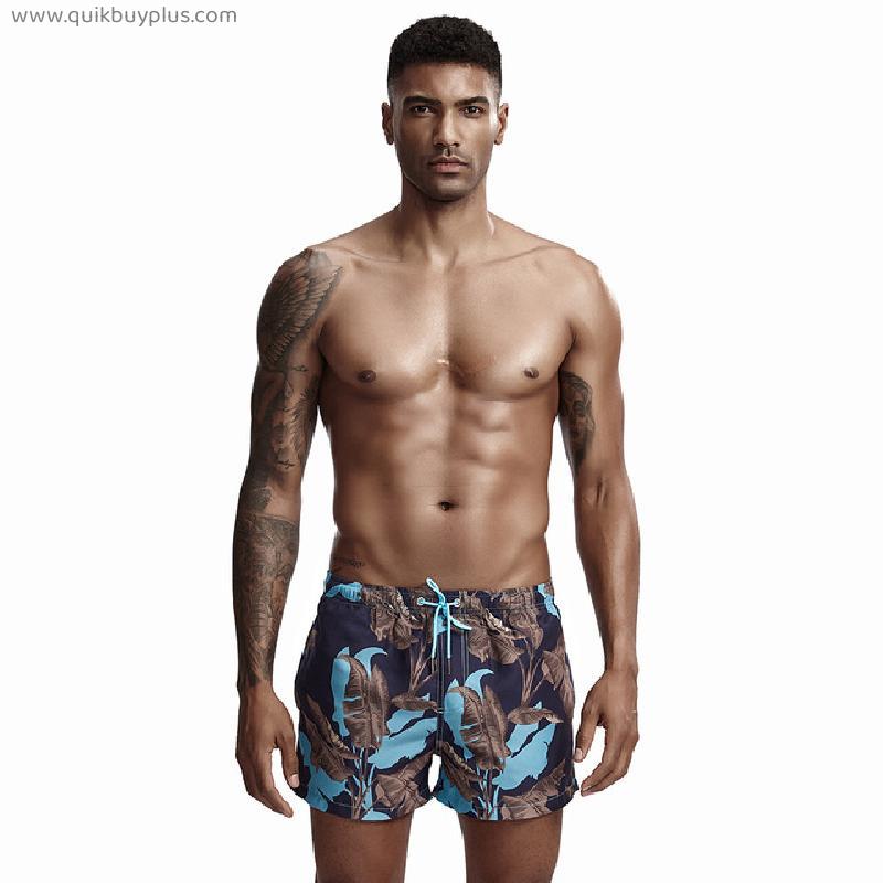 Quick-drying Loose Beach Pants Men's Tide Brand Thailand Seaside Holiday Couple Wear Three-point Swim Trunks Fashion Shorts