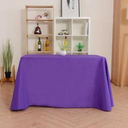 Rectangle Tablecloth Table Cloth Overlays Wedding Christmas Shower Birthday Christmas Banquet Decor Home Dining Table