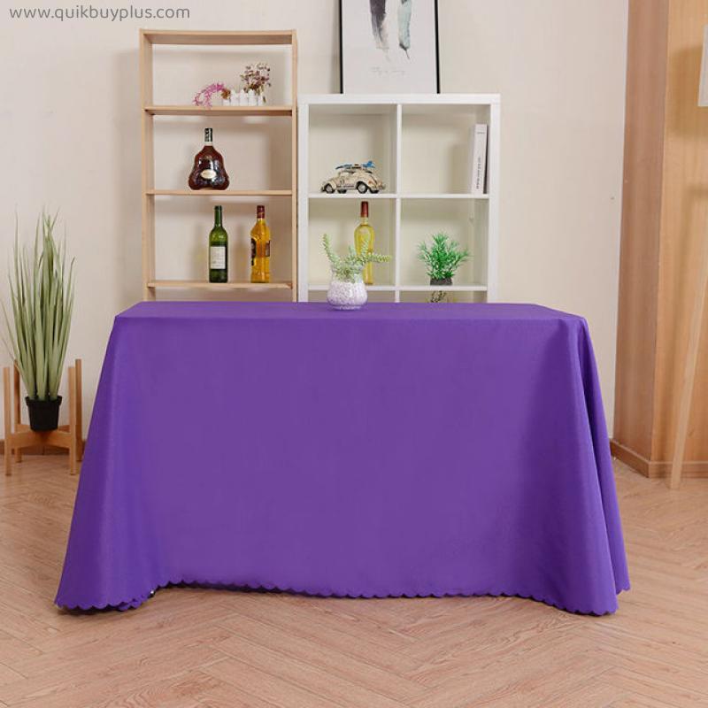 Rectangle Tablecloth Table Cloth Overlays Wedding Christmas Shower Birthday Christmas Banquet Decor Home Dining Table