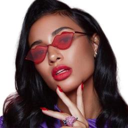 Red Lips Sunglasses Vintage sun galsses for WomenLadies Eyeglasses