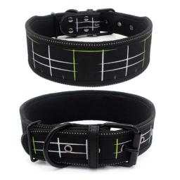 Reflective Puppy Big Dog Collar With Buckle Printing Adjustable Pet Collar For Small Medium Large Dogs Pitbull Leash Dog Chain