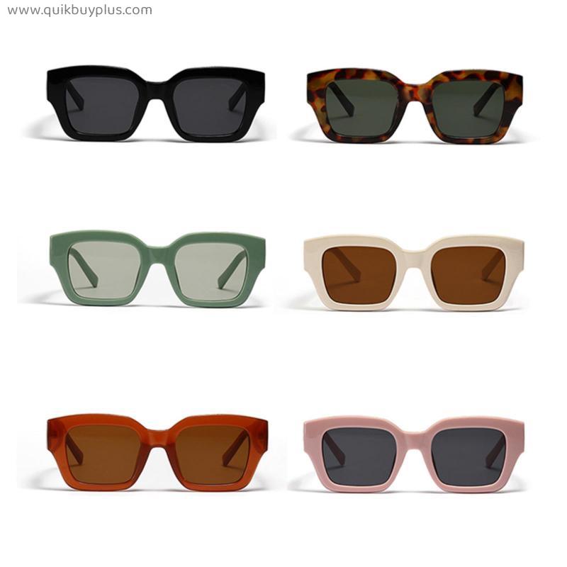 Retro Fashion Square Sunglasses Women Designer Men Sun Glasses Classic Vintage UV400 Outdoor Shadow