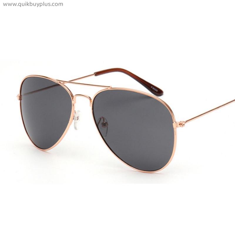 Retro Sunglasses Women's Classic Brand Design Aviation Sunglasses Women's Men's Color Transparent Mirror Outdoor