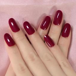 Reuseable Fake Nails Nails High Light Shiny Gelnails Rose Pink Square Short Ladies Fingernails Manicure Art Tips