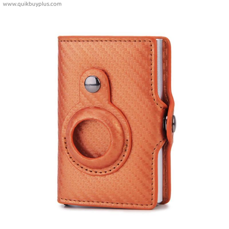 Rfid Airtag Wallet Money Bag Leather Card Holder Small Men Women Wallets Small Purse Air Tags Case Bag For Apple AirTags Tracker