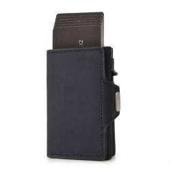 Rfid Carbon Fiber Card Holder Men Wallets Slim Thin Coin Pocket  Cardholder Case Aluminum Minimalist Smart Wallet