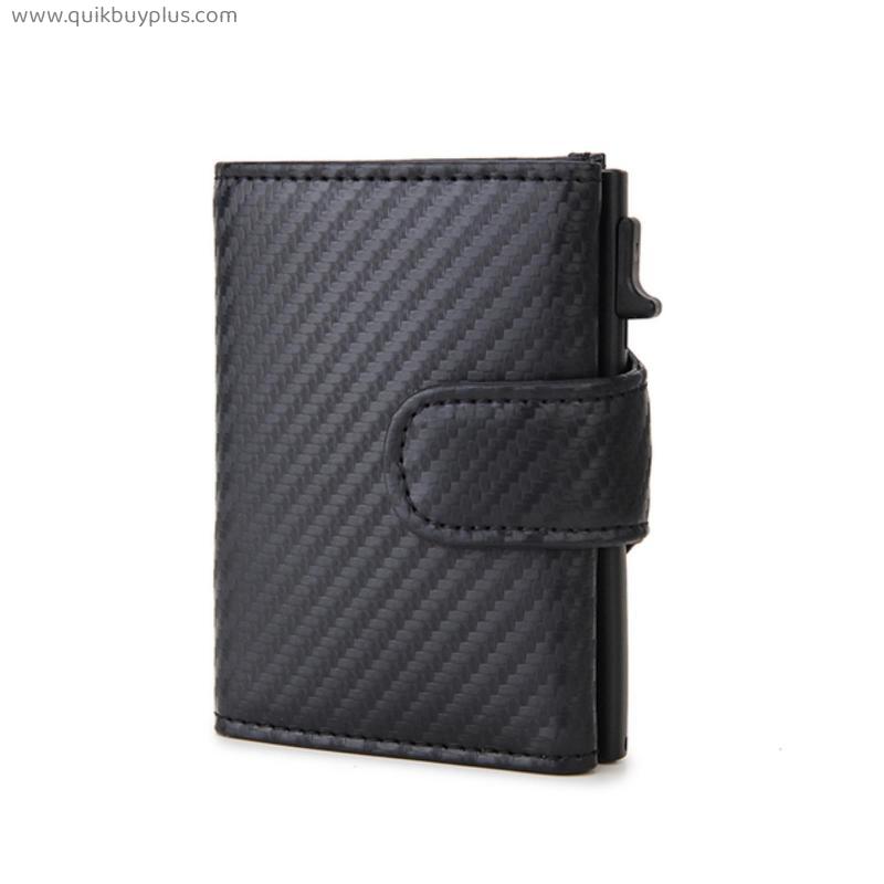 Rfid Genuine Leather Men Wallets Fashion Card Holder Trifold Wallet Money Bags Smart Slim Thin Coin Pocket Wallet Purse