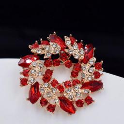 Rhinestone Brooches And Pins Scarf Clip Crystal Brooch For Women Fashion Brooch Pin  Jewelry Gifts
