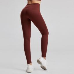 Ribbed Yoga Pants Women Seamless Push Up Sport Leggings Fitness Pants Tights Gym Workout Drawstring Scrunch  Legging