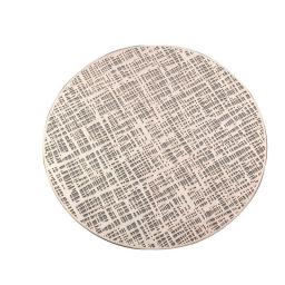 Round PlaceMats Sets of 6, PVC Place Mats Durable Non-slip for Restaurant,Cafe and Home Kitchen Decoration
