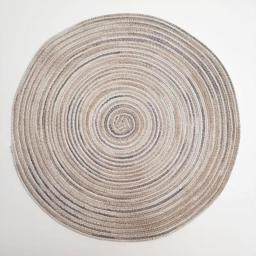 Round Placemats for Dinning Table 11 18 30 38 CM Tableware Mat Cotton Yarn Non Slip Coasters For Coffee Cup Kitchen Accessories