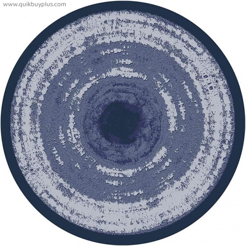 Round Rugs, Contemporary Abstract Home Living Room Computer Swivel Chair Basket Carpet Lovely Carpet Yoga Mat
