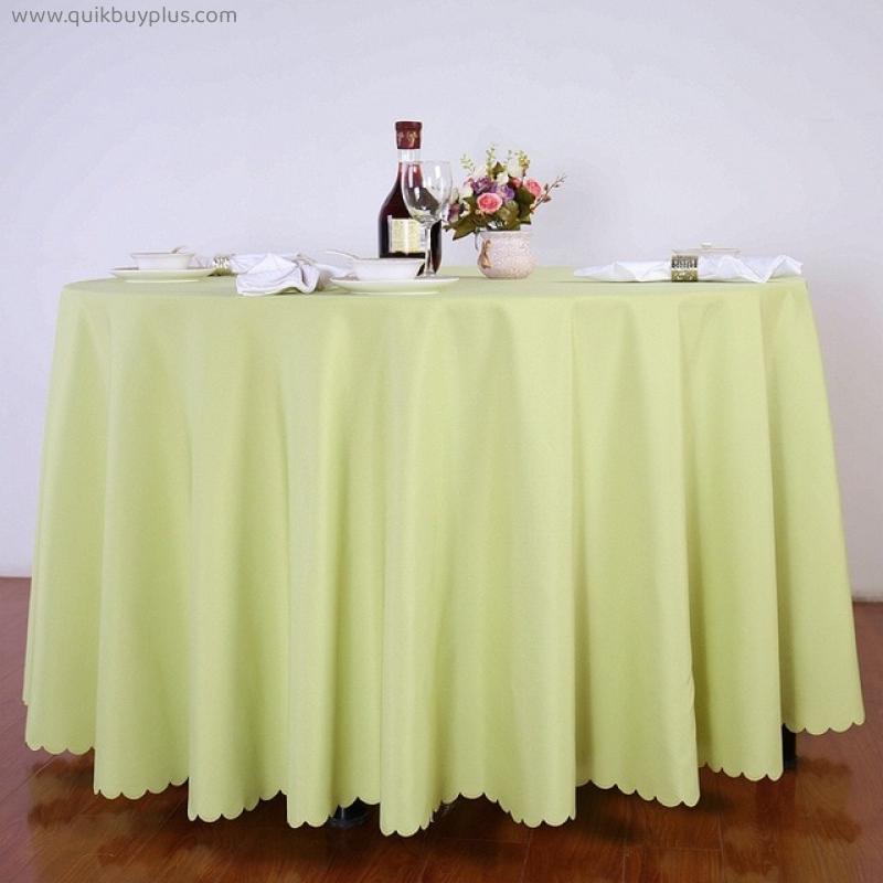 Round Tablecloths Dining Table Cover Wedding Christmas Decorative Table Cloth Birthday Banquet Decor Home Dining Table Cover