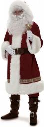 Rubies Costume Super Deluxe Old-Time Santa Suit, Red/White, Standard