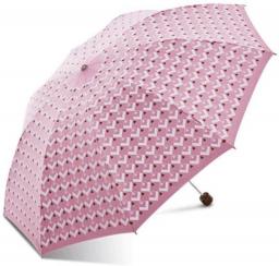 SBSNH Sun Sunscreen Anti-UV Female Folding Sunny Sunscreen Umbrella， Three Fold Umbrella (Color : Purple)