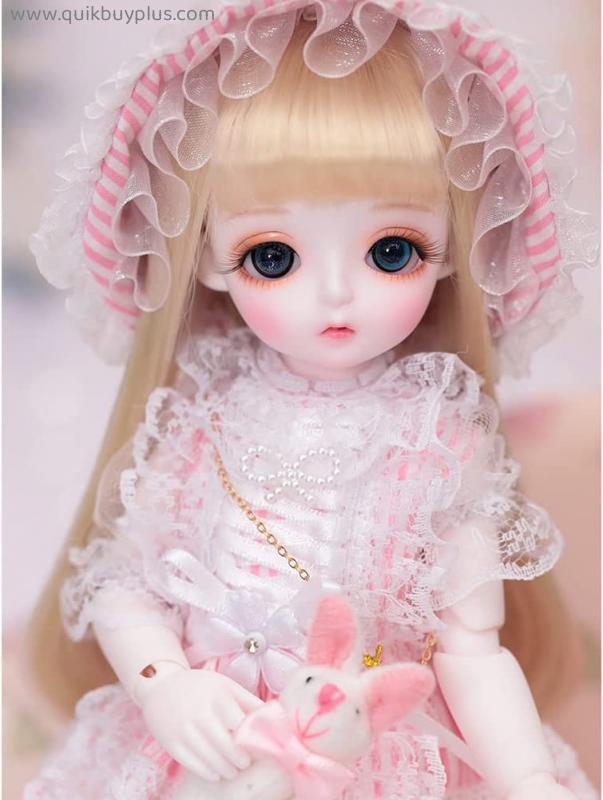 SFPY 1/6 BJD Dolls 26 cm 10.2 in Cute Ball Jointed SD Doll Full Set Princess Doll Makeup Dress Up DIY Toys, for Girls