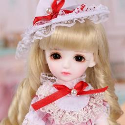 SFPY 1/6 Mini BJD Doll 26cm Resin Dolls Full Set Ball Jointed SD Princess Doll Including Outfits Shoes, DIY Toy Gifts for Girls