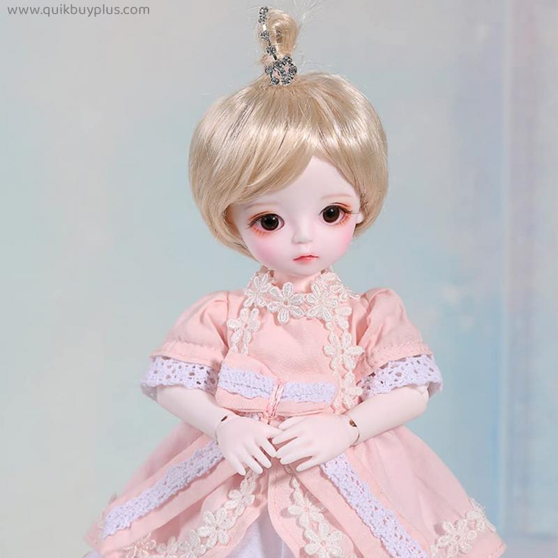 SFPY 1/6 Resin BJD Dolls Full Set Ball Jointed SD Doll 100% Handmade, Can Free Dress Up, Strong Plasticity, with Fine Gift Box Package