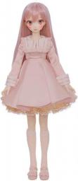 SFPY Beautiful BJD Doll 1/4 Handmade Resin Cute SD Dolls, with Pink Clothes, Soft Wig, 3D Eyes, Shoes, for Girl Boy