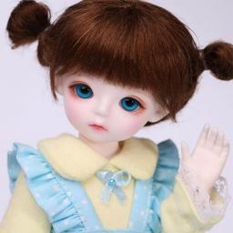 SFPY Cute 26 cm 10.2 in BJD Dolls 1/6 Ball Jointed SD Doll, with Fashion Clothes Shoes Soft Wig 3D Eyes, Resin DIY Toys for Girls Gift