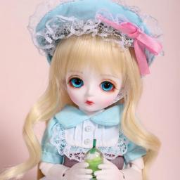 SFPY Full Set 1/6 Mini BJD Doll 26 cm Ball Jointed SD Dolls, 100% Handmade Resin DIY Toys, Best Gifts for Girls
