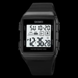 SKMEI 50m Waterproof Sport LED Light Electronic Watches Stopwatch Alarm Countdown Men Digital Clock Wristwatch Relogio Masculino