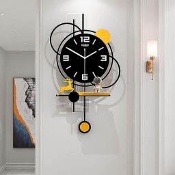 SYCARPET Acrylic Wall Clock, Classic Design Clock with Clear Easy to Read Dial, Silent Non-ticking Clock for Kitchen Office Dining Living Room