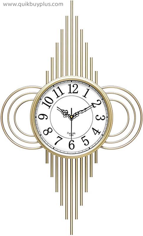 SYCARPET Large Wall Clocks for Living Room Decor, Big Silent Wall Clock Battery Operated Non-Ticking for Office Kitchen Bedroom Home Decorative