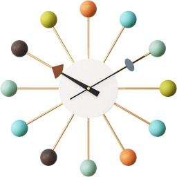 SYCARPET Large Wall Clocks for Living Room Decor, Round Metal Wall Clock Silent Non Ticking, Wall Decorative for Home, Bedroom,Office,Farmhouse