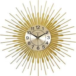 SYCARPET Wall Clocks for Living Room Decor, Decorative Wall Clock with Pendulum Battery Operated for Kitchen Office Bedroom Home, Silent Wall Clock Non Ticking
