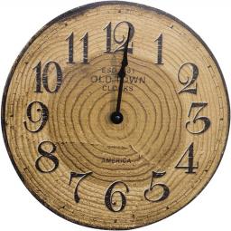 SYCARPET Wooden Wall Clock Vintage Rustic Clock, Silent Non-ticking, Farmhouse Clock, Wood Wall Clock, Beach Wall Clock