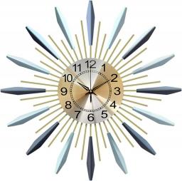 SYCARPET vLarge Wall Clock Decorative Wall Clocks 3D Non-Ticking Silent Quartz Clocks with Arabic Numerals for Living Room Home Kitchen Decor