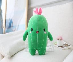 SZFJWJ Cactus Plush Stuffed Animal Cute Cartoon Cactus Pillow Soft Cactus Plushie Dolls Toy Lovely Gift For KidsGiving For Birthday (Small(9.8 Inches))