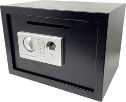 Safe Box,Fireproof Waterproof Safe Cabinet Safes Cash Drop Cash Deposit Safe Digital Electronic for Retail Businesses Security Vault Box Depository (Biometric Front Loading) (Size : to for Home O (Bi