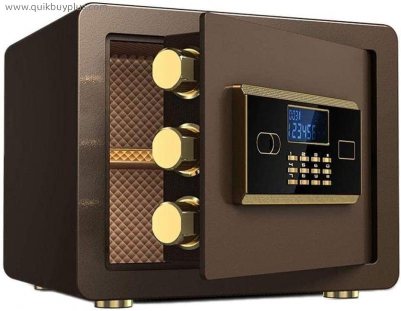 Safe Box,Fireproof Waterproof Safe Safe Deposit Box Safes for Safe Box Cabinet Safes Password Electronic Key Lock Cabinet Safe for ID Papers, A4 Documents, Laptop Computers, Jewels 38 32 30cm for (Pin