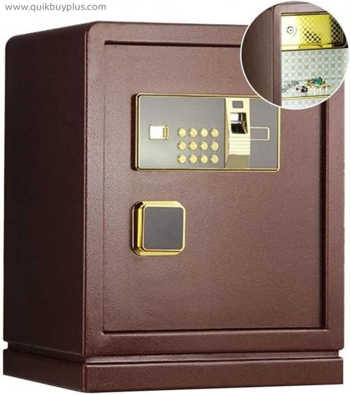 Safe Box,Home Safe, Fingerprint Safe Home Combination Lock Safe Small in-Wall Office Bedside Safe Cabinet Safes