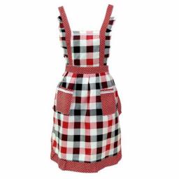 Saingace Women Lady Restaurant Home Kitchen Bib Cooking Aprons With Pocket  quality first